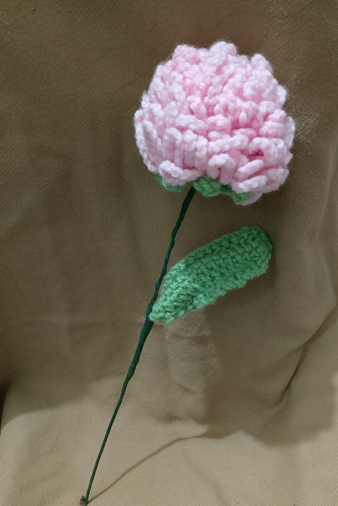 Handmade Crochet Chrysanthemum Flower
