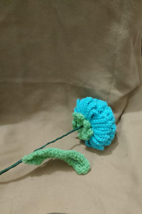 Handmade Crochet Chrysanthemum Flower