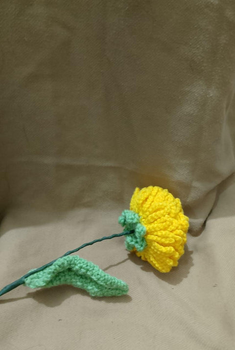Handmade Crochet Chrysanthemum Flower